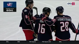 Max Domi 1st Goal as a Columbus Blue Jacket (Jan. 28, 2021) (All Calls)