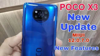 POCO X3 New Update | MIUI 12.0.7.0