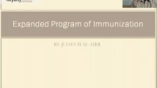 EXPANDED PROGRAM OF IMMUNIZATION