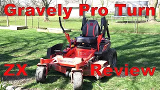 Gravely Pro Turn ZX Zero Turn Mower - 1 Year 50 Hour Review