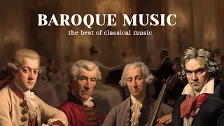 Baroque Music Playlist 2024 - Bach, Mozart, Haydn, Beethoven, Vivaldi, Chopin, Tchaikovsky