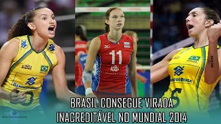 Brasil consegue virada inacreditável no Mundial 2014 contra a Rússia