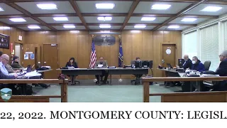 Montgomery County: Legislative Meeting of March 22, 2022