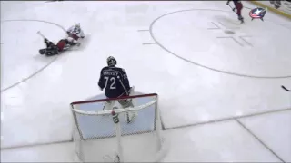 Alex Wennberg Injury After Hit From Kreider (10/9/15)