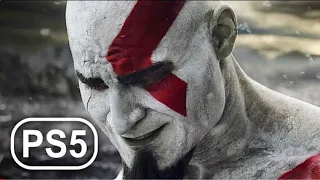 How kratos turn into white and red tattoos 4K ULTRA HD GOD OF WAR PS5