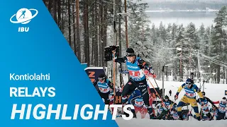 Biathlon World Cup 22/23 Kontiolahti: Relays Highlights