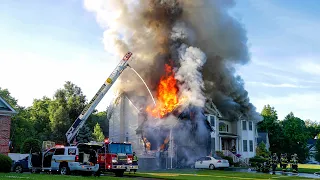 2 ALARM STRUCTURE FIRE Jackson New Jersey 6/14/22