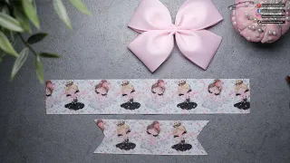 HOW TO MAKE HAIR BOWS EASY | bow ribbon that your daughter always asks for