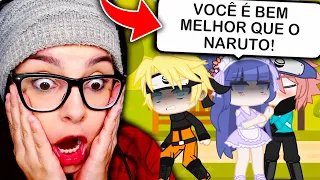 HINATA FAZENDO CIÚMES NO NARUTO POR 24HRS ! NARUHINA (Gacha Club Mini Filme)