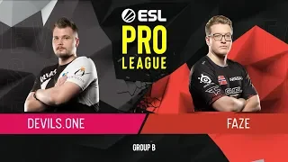 CS:GO - FaZe vs. devils.one [Train] Map 1 - Group B - ESL Pro League Season 9 Europe