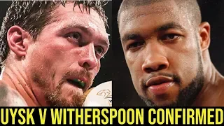 OLEKSANDR USYK WILL NOW FACE CHAZZ WITHERSPOON