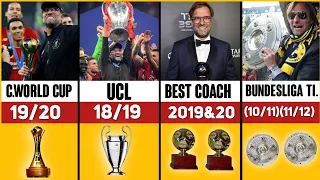 🏆 Jürgen Klopp  all trophies History.All Klopp's trophies at a glance.#klopp