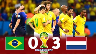 Brazil 0 × 3 Netherlands | 2014 World Cup third place Extended Highlights & Goals HD