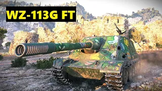 WZ-113G FT. 10.3k dmg. 5 kills. World of Tanks Top Replays.