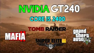 NVIDIA GT 240 1GB BENCHMARK GAMES