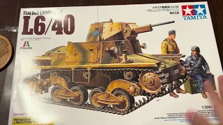 Tamiya's 1:35 scale Carro Armato L6/40 Review