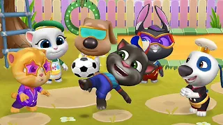My Talking Tom Friends New Space update Play Football Gameplay Android ios