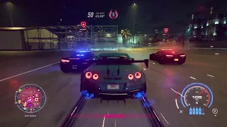 Nissan GTR 8 Min of me Juking the ops in NFS Heat
