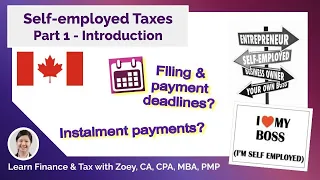 Self-employed Taxes in Canada - Part 1 - Introduction