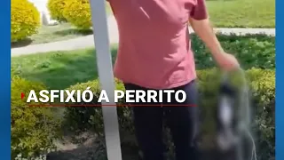 ¡IMÁGENES FUERTES! | Captan a sujeto que asfixió a perrito en Zapopan