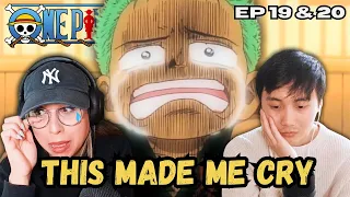 Okay .. Ashley is OFFICIALLY HOOKED 👒 | One Piece EP 19 & 20 REACTION