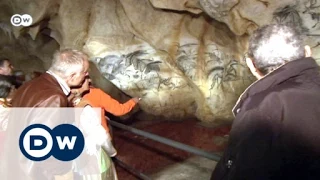 First visitors inside the Chauvet Cave replica | Euromaxx