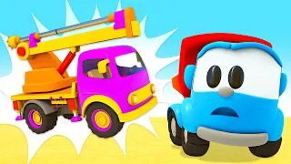 Car cartoons for kids & Street vehicles. Leo the truck & trucks for kids. Baby cartoon for kids.