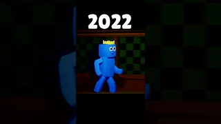 BLUE EVOLUTION in Rainbow Friends Meme (Dr Livesey Walk in Roblox)