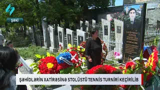 Shehidlerin xatiresine stolustu tennis turniri kechirilib… | Kanal S Xeber