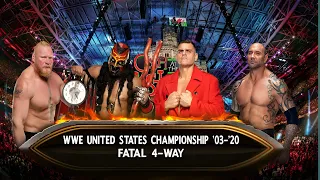 WWE 2k23 Fatal 4-Way: Boogeyman vs. Brock Lesnar vs. Gunther vs. Batista Full Match WWE Playlist