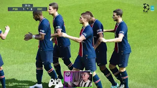 PES 2021-PARIS SAINT-GERMAIN - OGC NICE  Highlights - (PSG - OGCN) / 2020-2021 | Gameplay PC