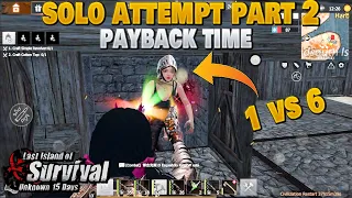 Solo Attempt Part 2 Payback Official Version Time Last Island of Survival | Last Day Rules Survival