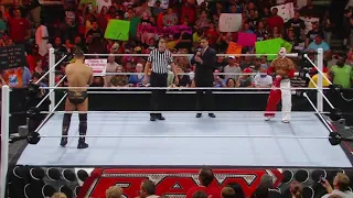 Rey Mysterio Vs The Miz Campeonato de WWE - WWE Raw 25/07/2011 (En Español)