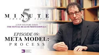 5 Minute Therapy Tips - Episode 09: Meta Model - Process