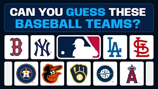 Baseball Logo Quiz 2024 | Guess the MLB (Major League Baseball) Teams by Their Logo #baseball