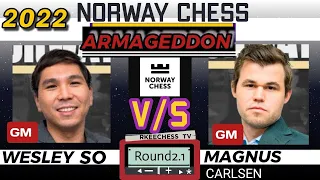 So Sharp! || 2022 Norwaychess || So Vs Carlsen || Armageddon Round 2.1|