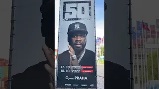 50 Cent in Prague 😎😎😎🎵🎵