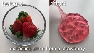 STRAWBERRY SLIME! 🍓 Testing NO GLUE Slime recipes