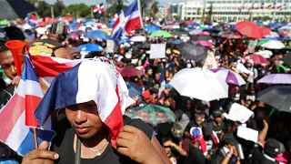 República Dominicana: miles protestan por la democracia, tras suspensión de elecciones municipales