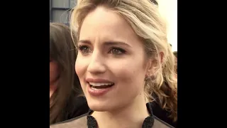 dianna agron faking a british accent for 42 seconds