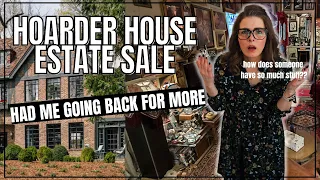 😲 I Was OVERWHELMED At This ESTATE SALE! Thrift With Me at a Hoarder's House for Reselling