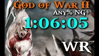 God of War II Any% NG+ in 1:06:05