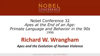 Richard W. Wrangham at Nobel Conference XXXII