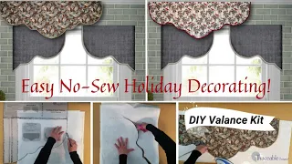 Traceable Designer, Easy No-Sew Holiday Valances and Table Accents-Interchangeable!