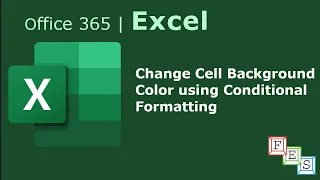 How to change Cell Background Color using Conditional Formatting in Excel - Office 365