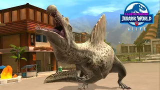 All New SPINOSAURUS AEGYPTIACUS RAID PREVIEW!! FIRST LOOK ~ Jurassic World Alive 3.6