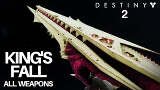 Destiny 2 - All 'King's Fall' Raid Weapons - Sounds & Visuals