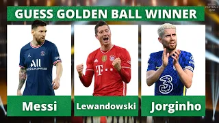 GUESS THE GOLDEN BALL WINNER FOR DIFFERENT YEARS I Brain football quiz