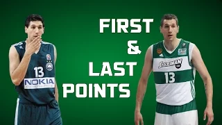 Dimitris Diamantidis - First & Last Points With The Greens