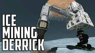 Space Engineers - S1E52 'Ice Mining Base & Automatic Derrick'